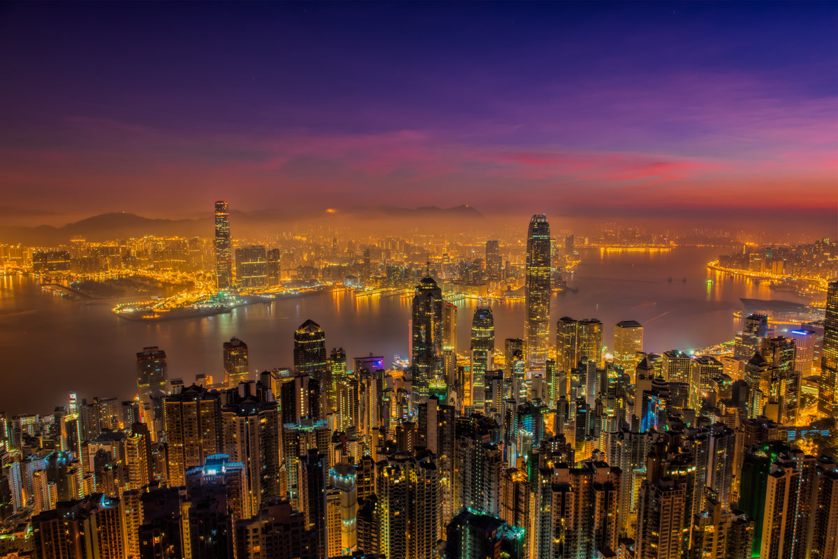 Hong Kong soloppgang