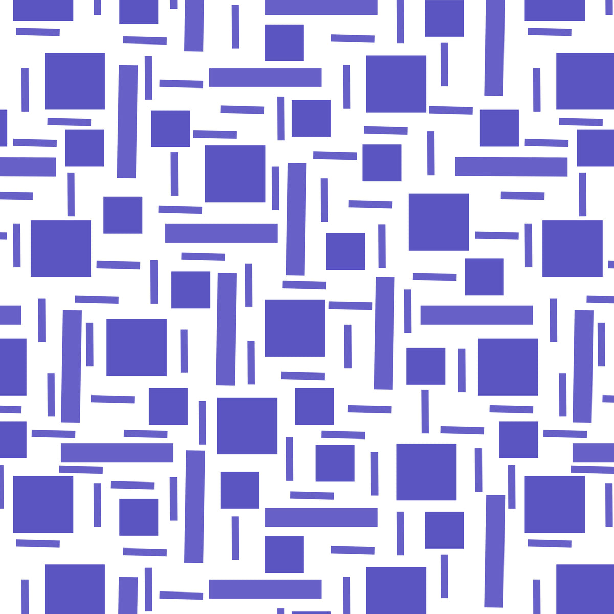 Shapely #2 Marineblå Geometrisk Abstrakt