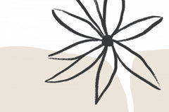 Wall mural Flower and Cream – fototapet med unikt motiv som skapar en inspirerande fondvägg