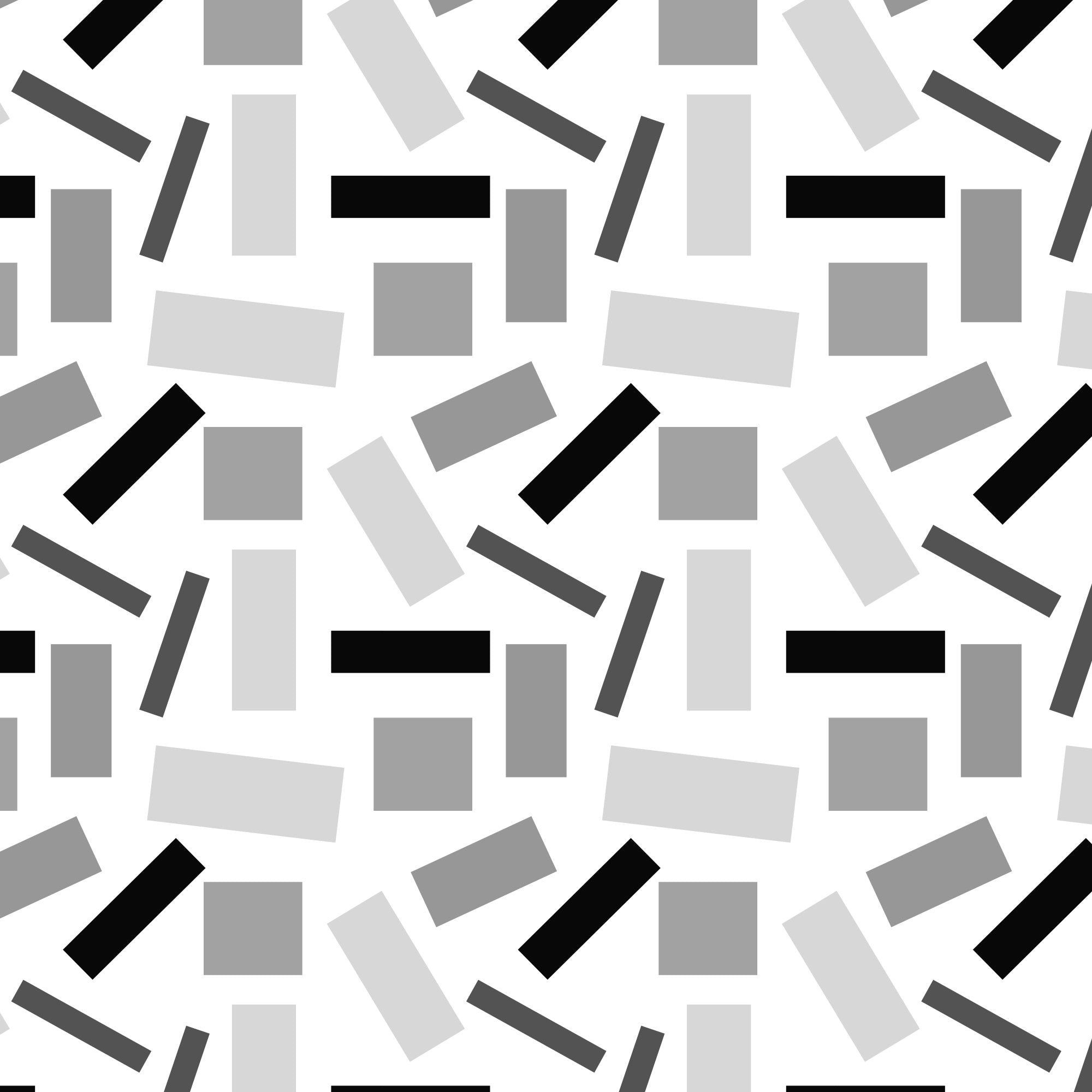 Shapely Black White Geometric