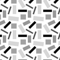 Wall mural Shapely Black White Geometric – fototapet med unikt motiv som skapar en inspirerande fondvägg