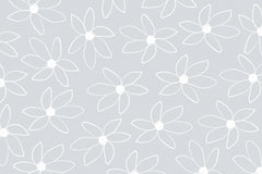Wall mural Airy Flowers No 1 – fototapet med unikt motiv som skapar en inspirerande fondvägg
