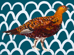 Wall mural Gorgeous Grouse – fototapet med unikt motiv som skapar en inspirerande fondvägg