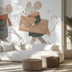 Holiday Mice with Gifts