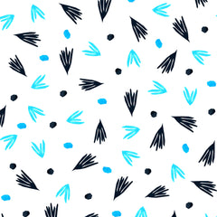 Wall mural Pointers and Dots Black Blue – fototapet med unikt motiv som skapar en inspirerande fondvägg