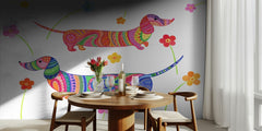 Whimsical Wiener Dogs