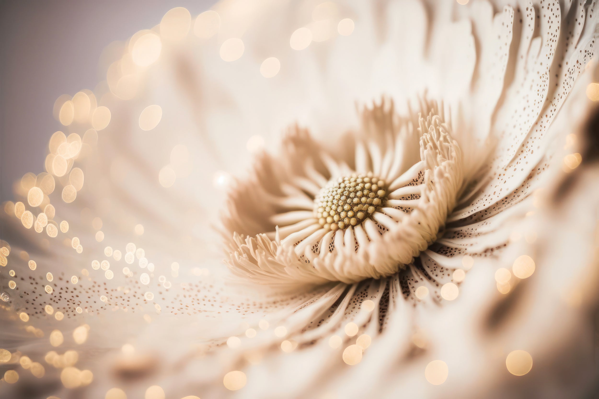 Beige Coral Flower