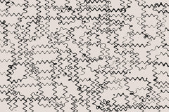 Wall mural Shaky Thin Lines Square – fototapet med unikt motiv som skapar en inspirerande fondvägg