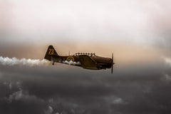 Wall mural Airshow Roskilde – fototapet med unikt motiv som skapar en inspirerande fondvägg