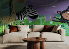Playful Jungle Animals