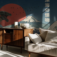 Godzilla Mount Fuji Wave