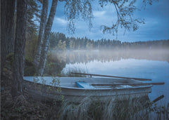 Misty Morning Rowboat