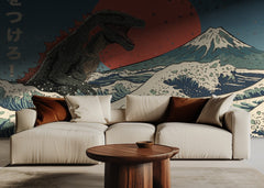 Godzilla Mount Fuji Wave