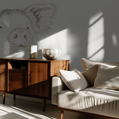 Cute Watercolor Pig