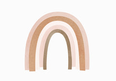 Wall mural Terracotta Rainbow – fototapet med unikt motiv som skapar en inspirerande fondvägg