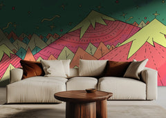Vibrant Mountain Dreamscape