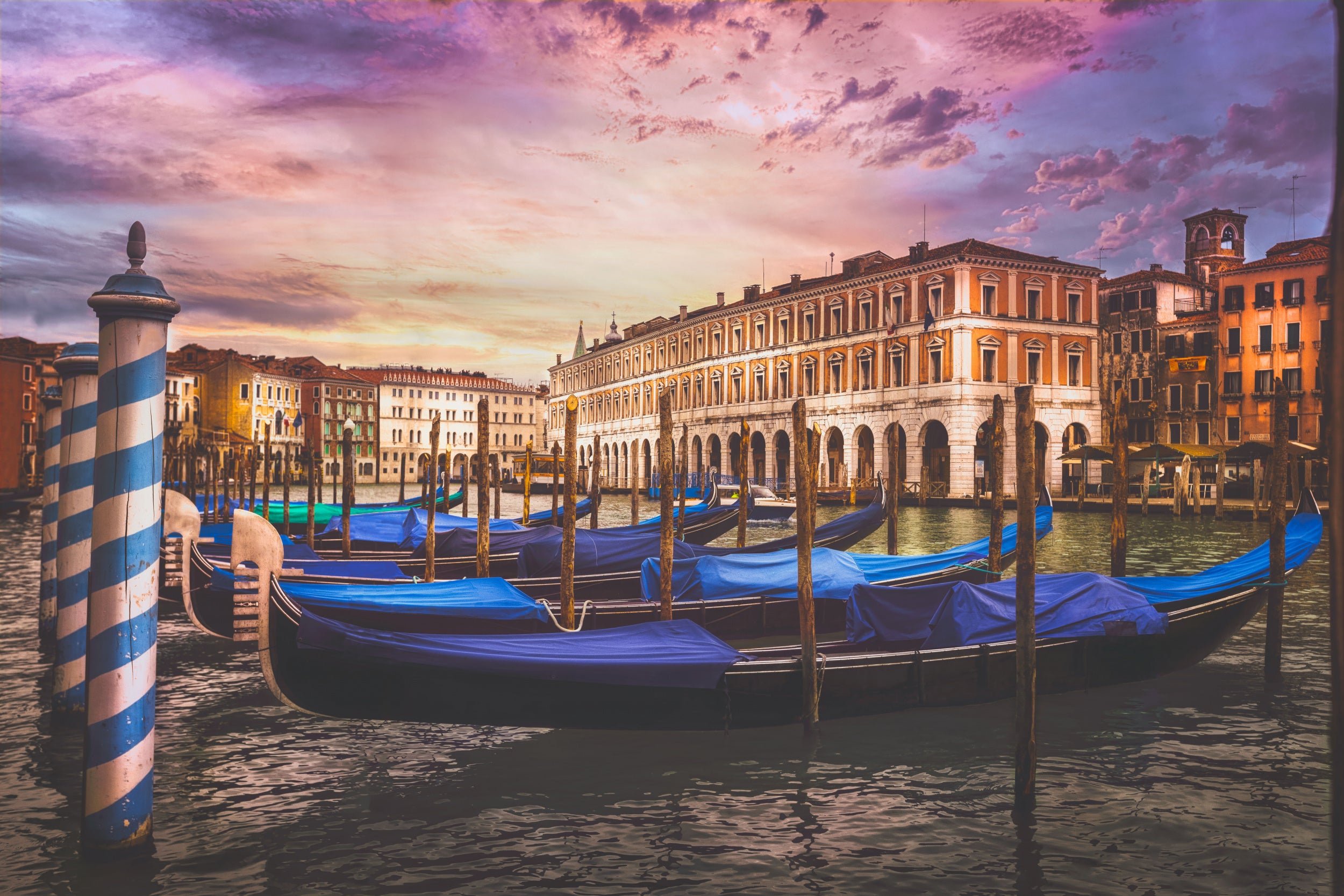 Gondolas of the Grand Canal