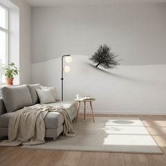 Wall mural white winter – fototapet med unikt motiv som skapar en inspirerande fondvägg