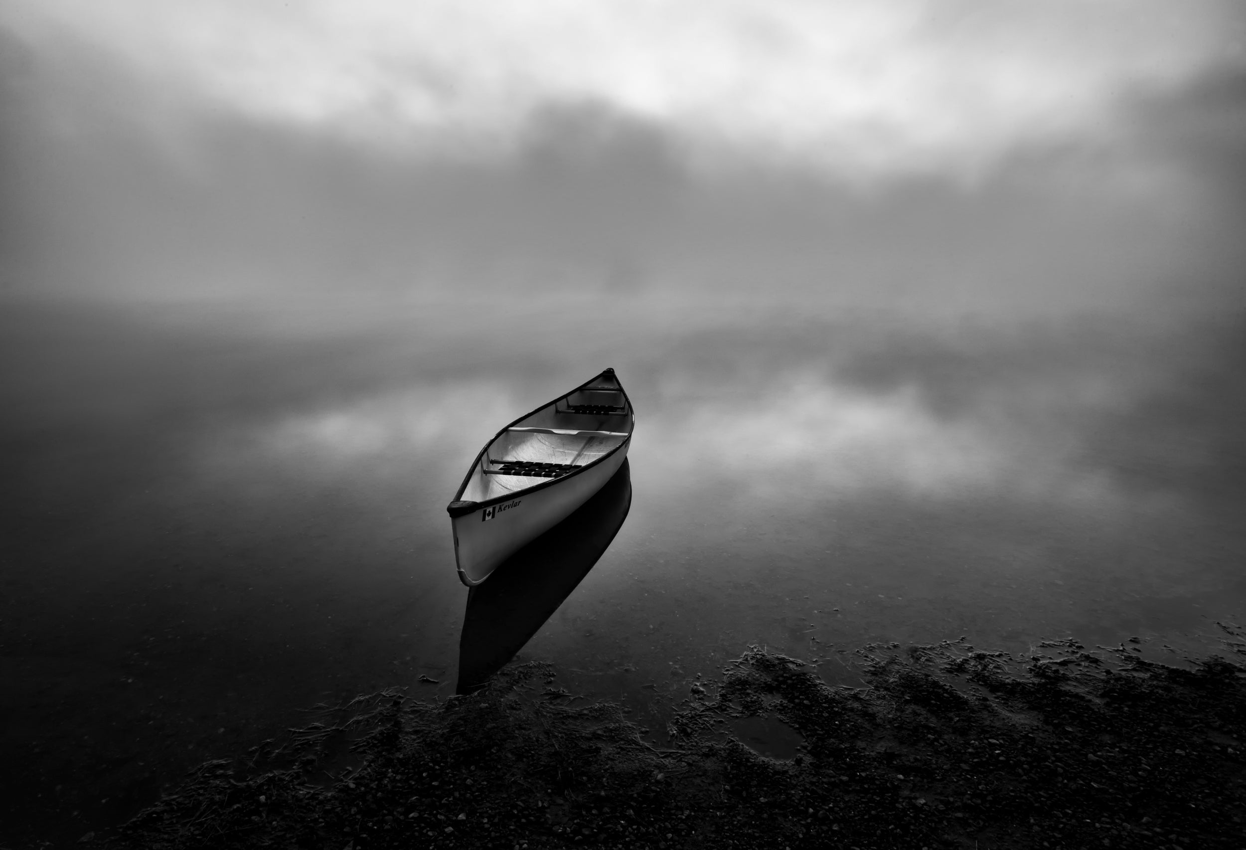 A lonely boat!