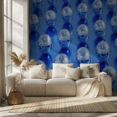 Vibrant Blue Disco Balls