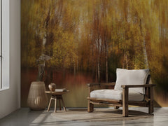 Dreamy Autumn Birches