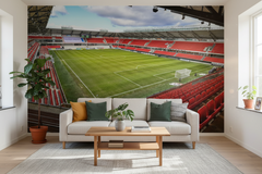 Kalmar FF Guldfågeln Arena - Fototapet fotbollsarena – fototapet med unikt motiv som skapar en inspirerande fondvägg
