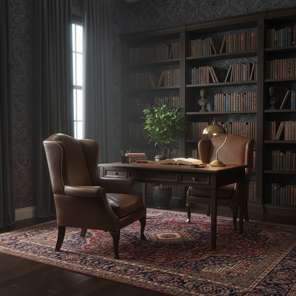 Happy Skulls - Svart - Tapet med lekfulla dödskallar för tuffa rum