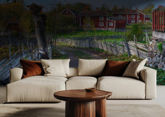 Autumn Swedish Village