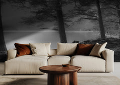 Misty Lakeside Pines