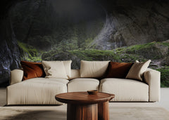 Misty Forest Cave Arch