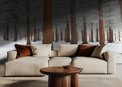 Snowy Evergreen Forest