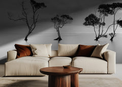 Serene Water Trees