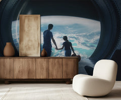 Father Daughter Space View