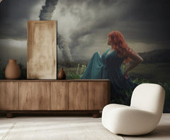 Red Hair And Tornado