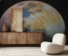 Colorful Lunar Surface