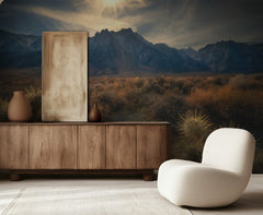 Golden Desert Landscape