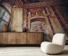 Regal Woman Opulent Palace