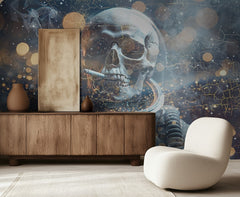 Smoking Astronaut Skull