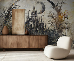 Gothic Castle Moonlight