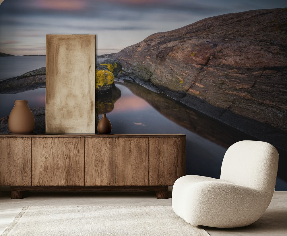 Serene Coastal Reflection