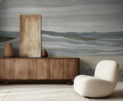 Abstract Coastal Serenity