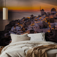 Oia Santorini Sunset Glow