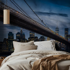 Brooklyn Bridge Night Lights