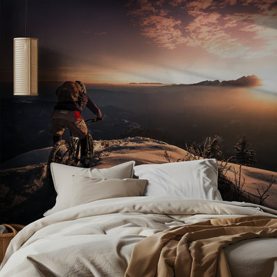 Winter shredding – fototapet med alpine eventyr rumsbild 2