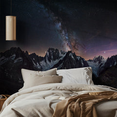 Milky Way Glacier Peaks