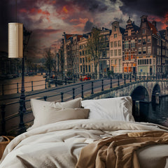 Amsterdam Canal Sunset