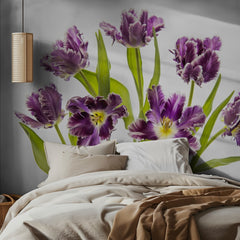 Vibrant Purple Tulips
