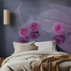 Delicate Floral Reflections