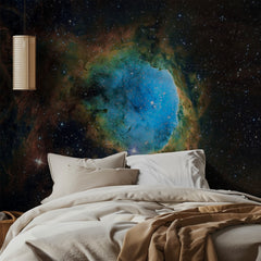 Celestial Blue Nebula
