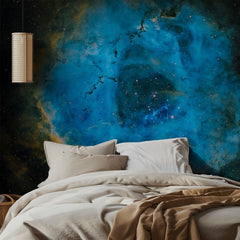 Glowing Blue Nebula